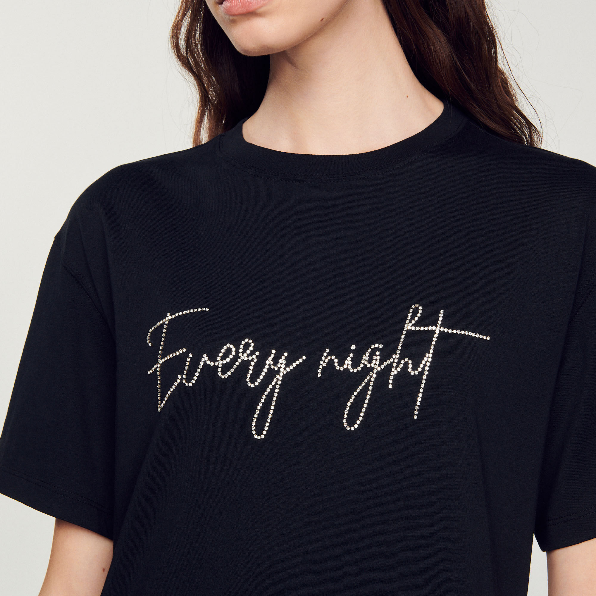 Embroidered Every Night T-shirt