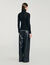 Layered turtleneck jumper