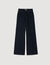 Wide-leg raw jeans
