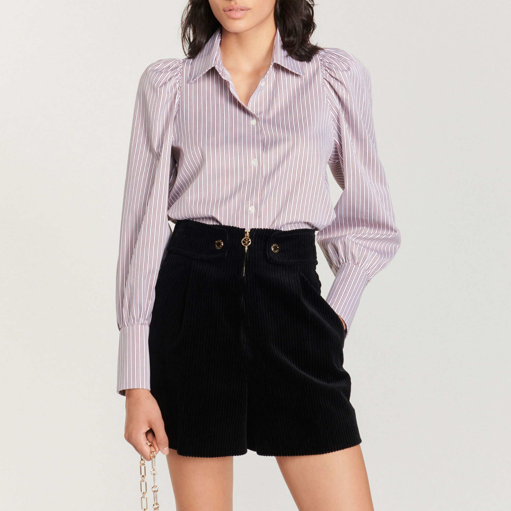 Striped shirt with full sleeves