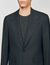 Wide wool suit jacket
