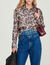 Silk floral shirt