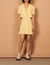 Tailored dress with cut-outs