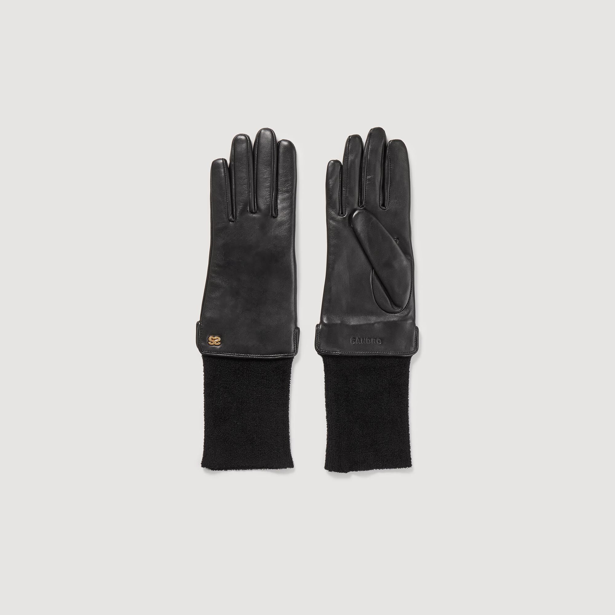 Dual-material gloves