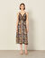 Printed silk dress