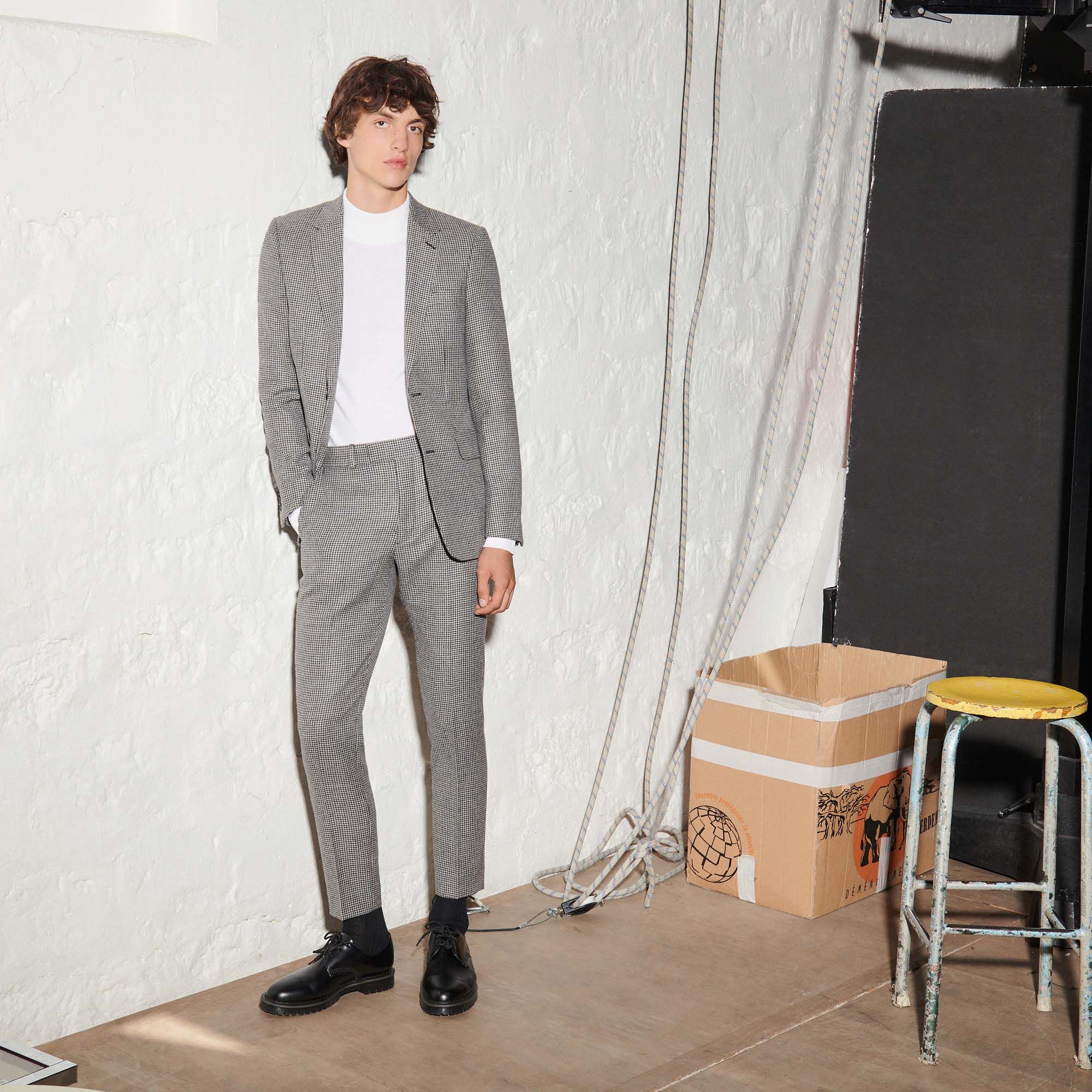 Sandro houndstooth blazer best sale