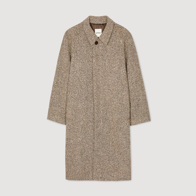 Oversized wool coat