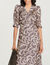 Long paisley printed dress