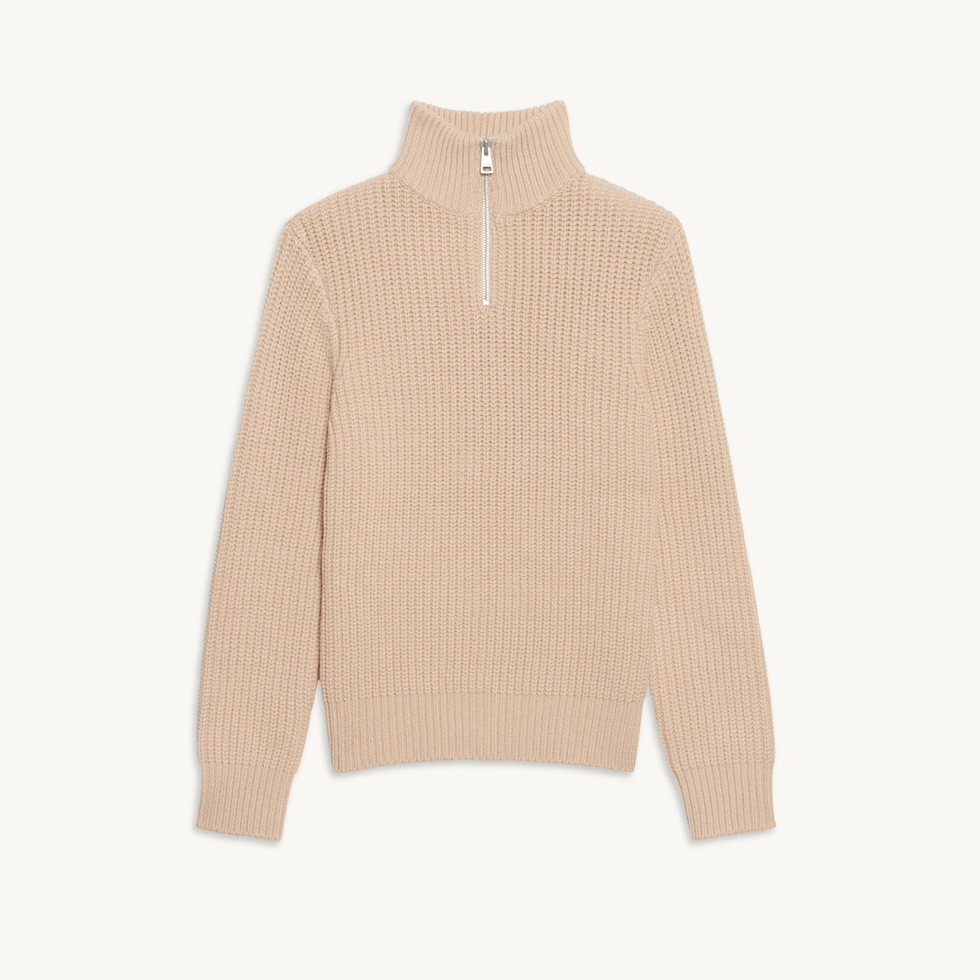 Trucker-neck sweater