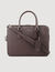 Reconstituted leather briefcase