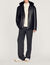 Hooded sheepskin jacket
