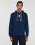 Leather patch sweatshirt