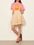 Short skirt with ruffles