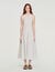 Striped cotton maxi dress