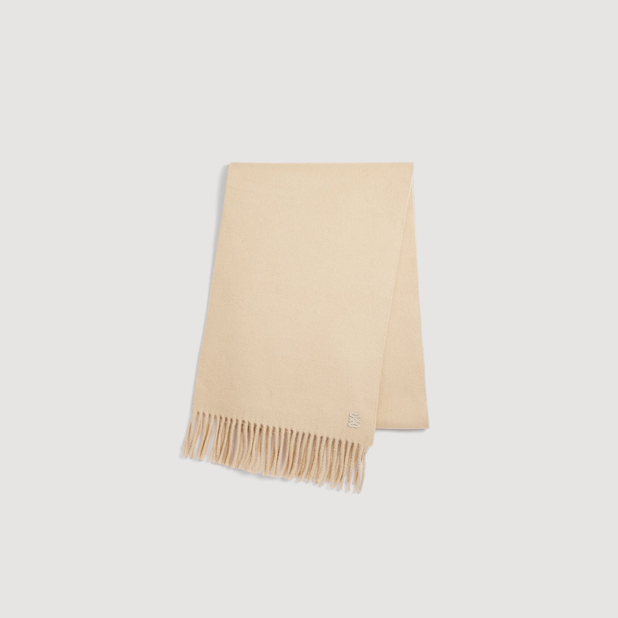 Fringed wool scarf - Men | Sandro