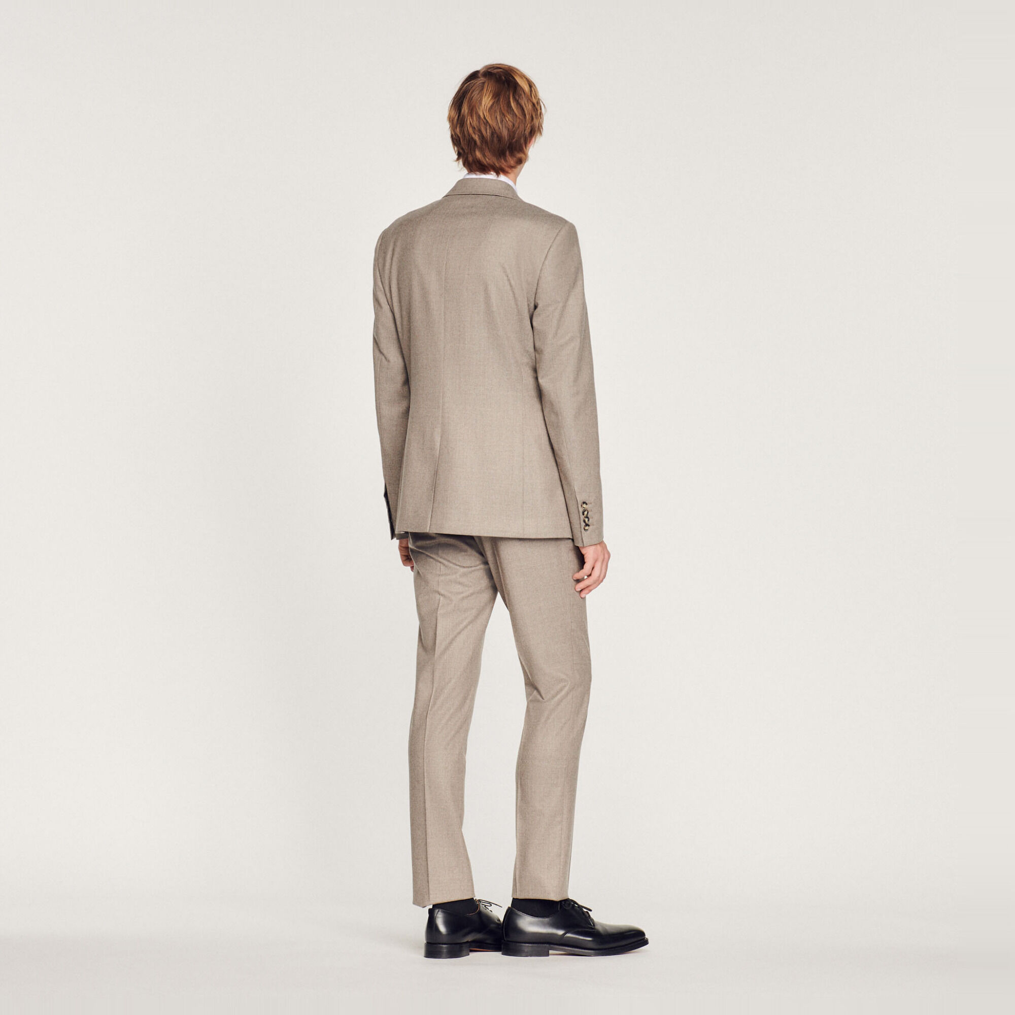 Flannel suit jacket