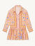 Printed silk dress