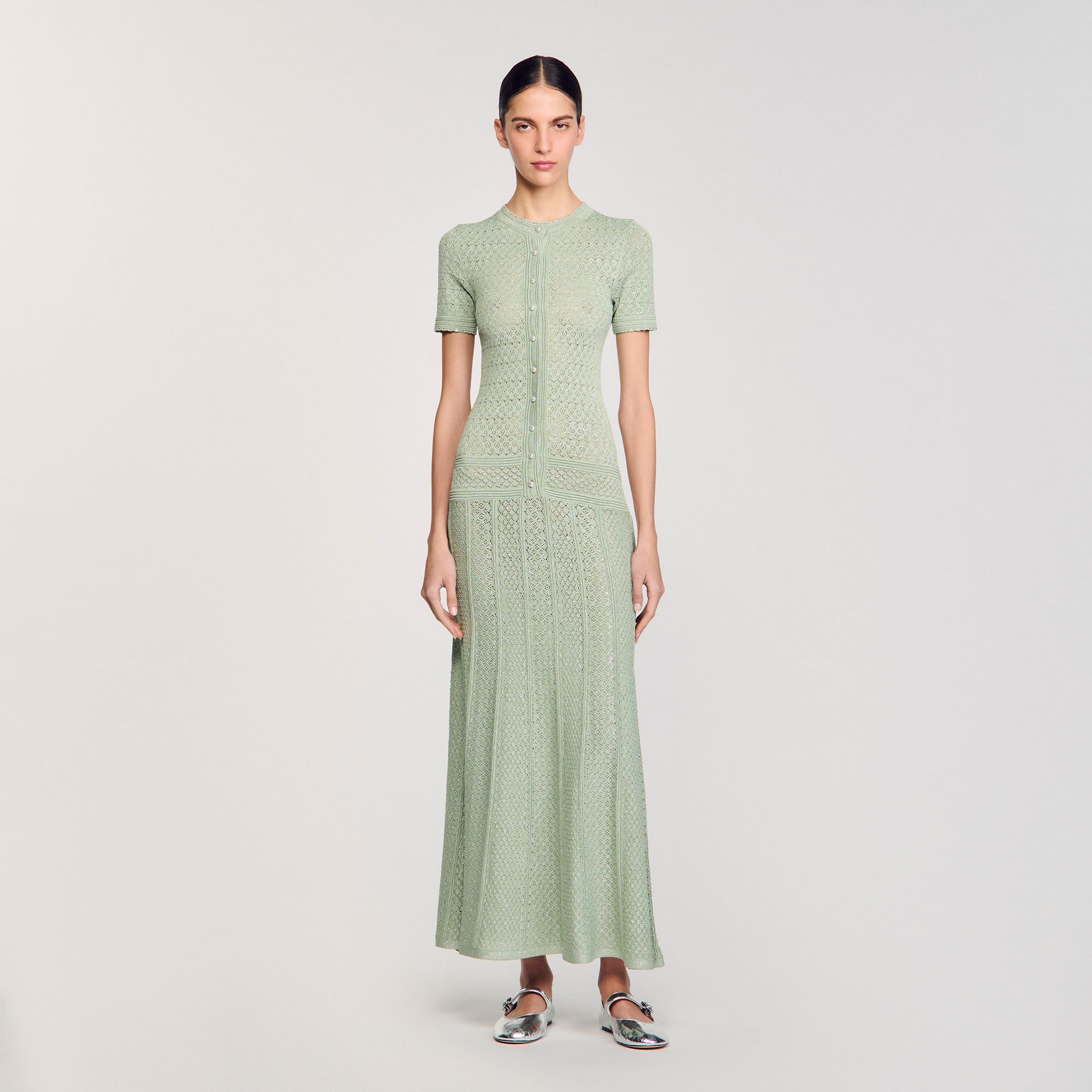 Knit maxi dress