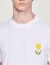 Cotton T-shirt with tulip embroidery