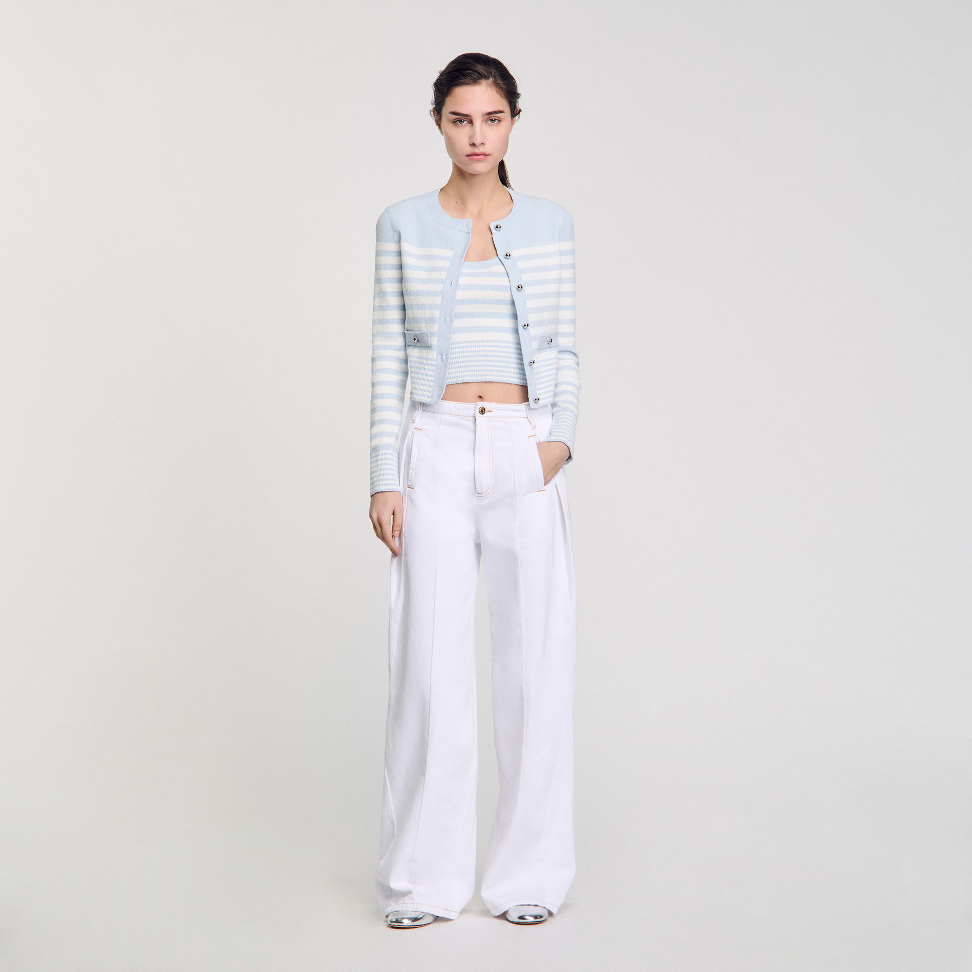 Striped cardigan