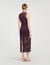 Fringed knit maxi dress