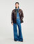 Cropped denim shirt