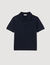 Short-sleeve knitted polo shirt