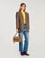 Le Mambo suede leather bag