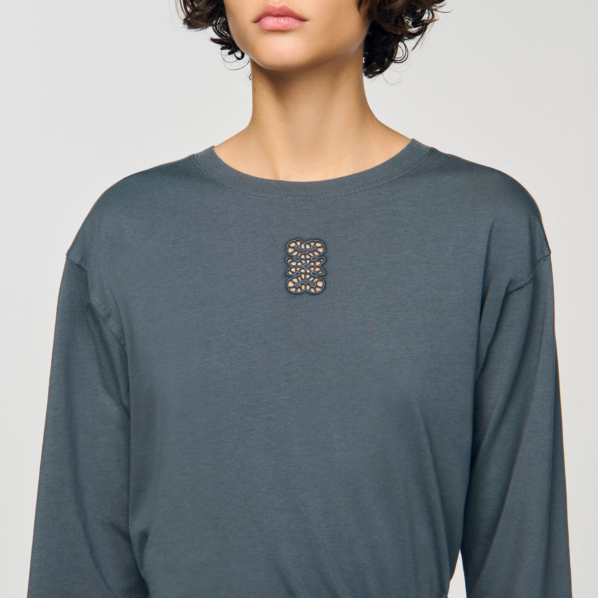 T-shirt with embroidery