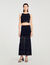 Long decorative knit skirt