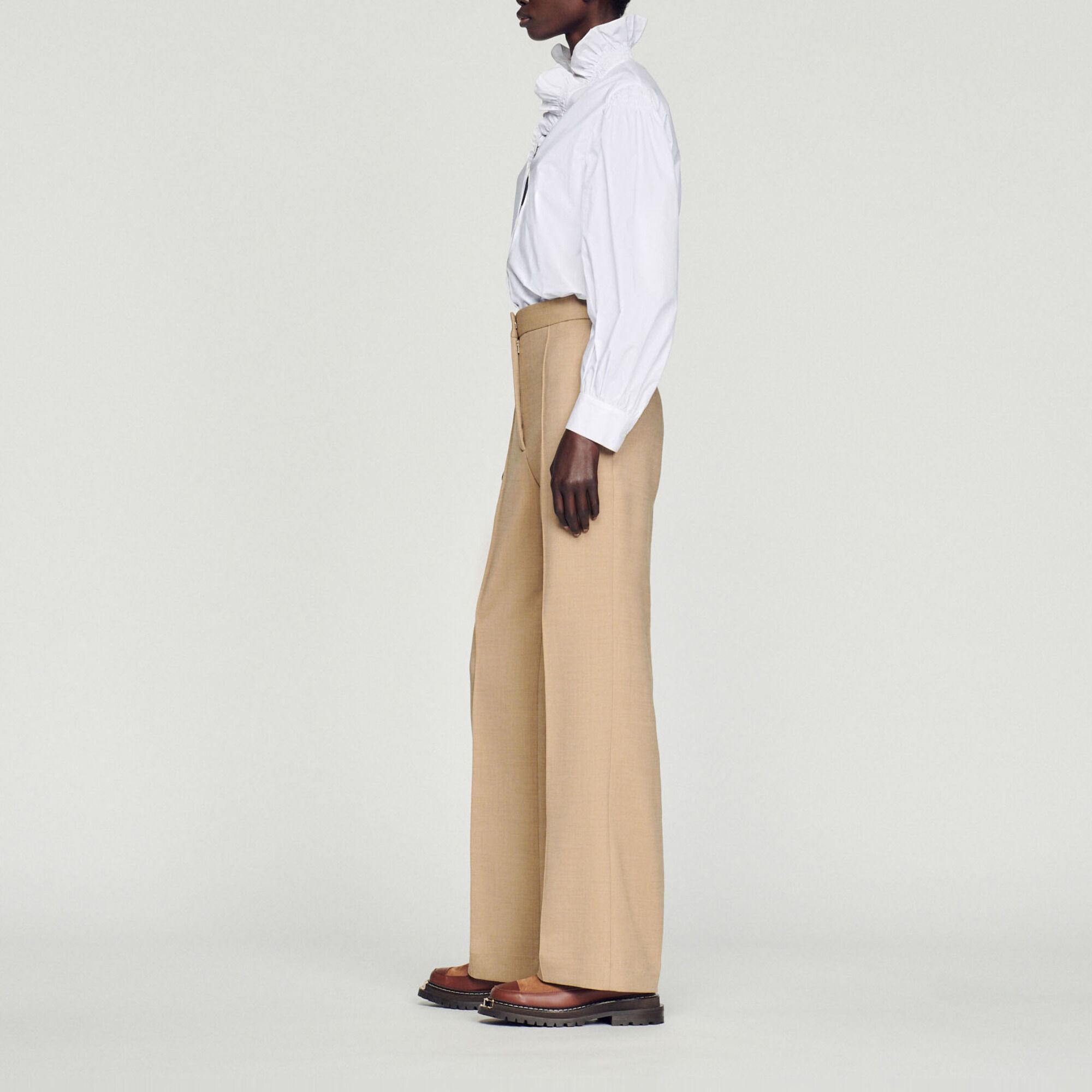 Straight-leg trousers