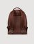 Coated canvas backpack