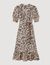 Long paisley printed dress