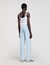 Faded wide-leg jeans