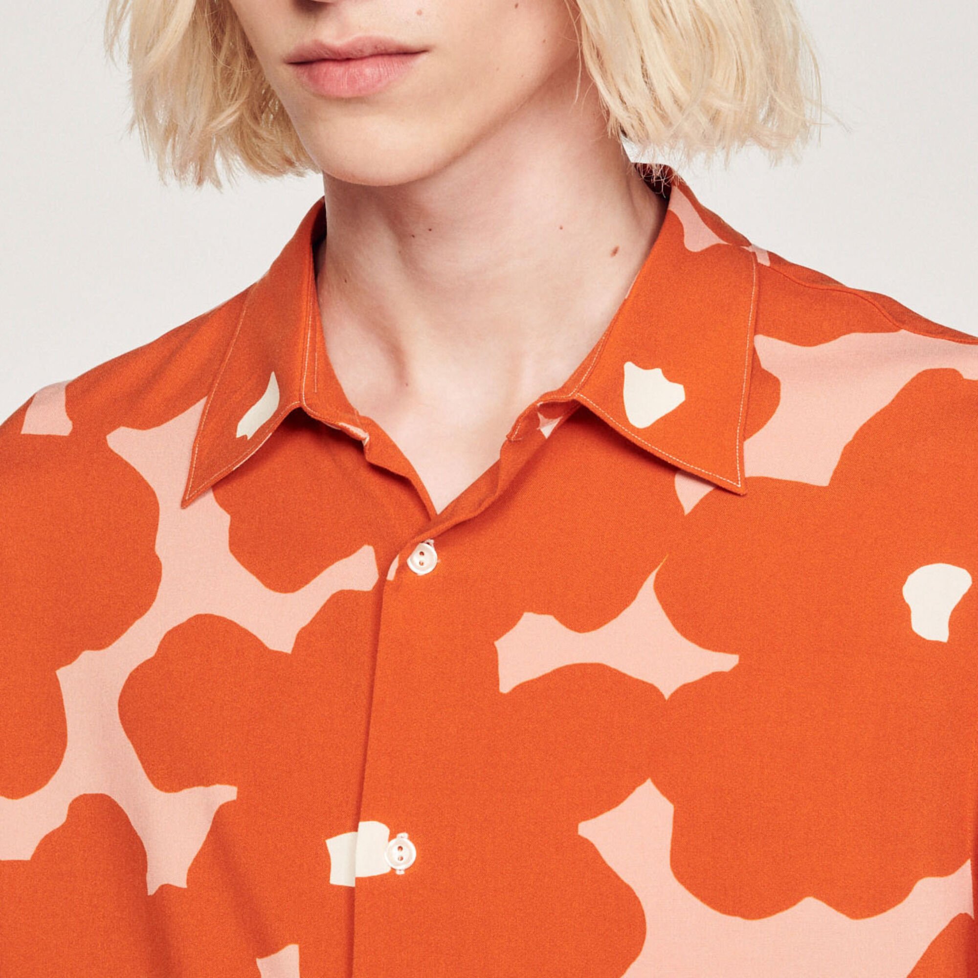 Floral printed shirt