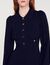 Pleated knit dress