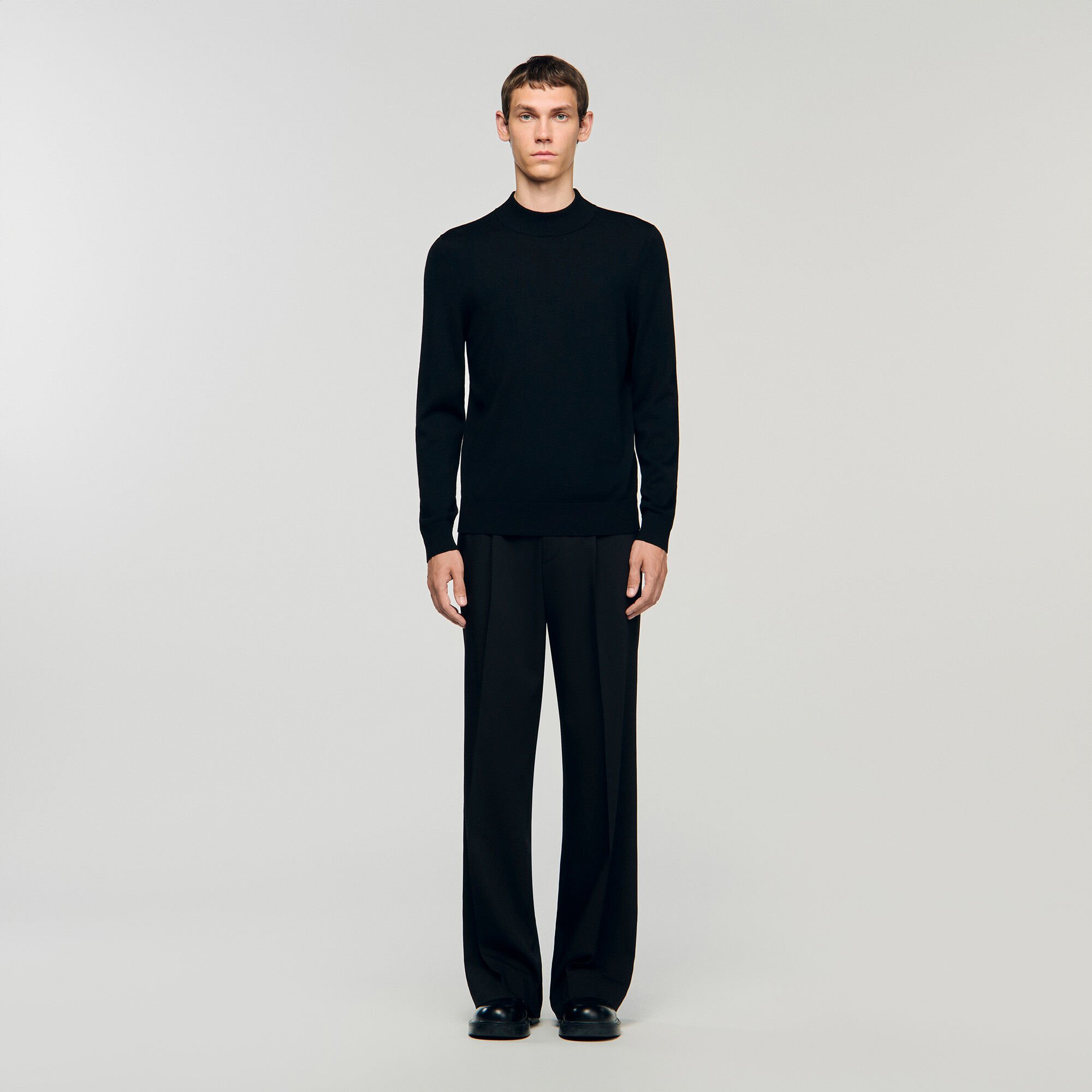 Funnel neck sweater