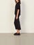 Flowing shirt in patterned jacquard