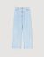 Faded wide-leg jeans
