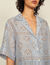 Short-sleeved bandana print shirt