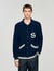 Wool cardigan with patch S