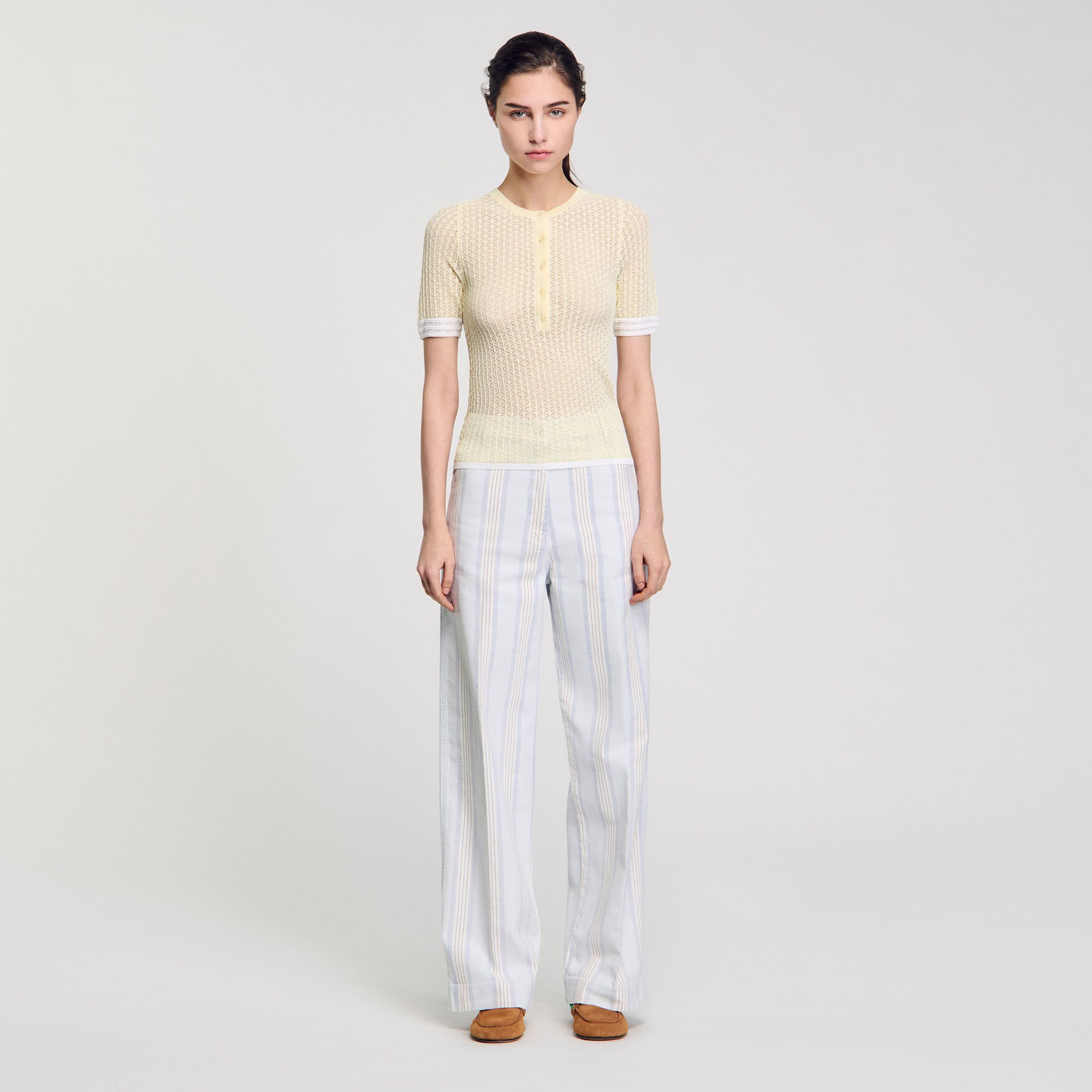 Short-sleeved jumper