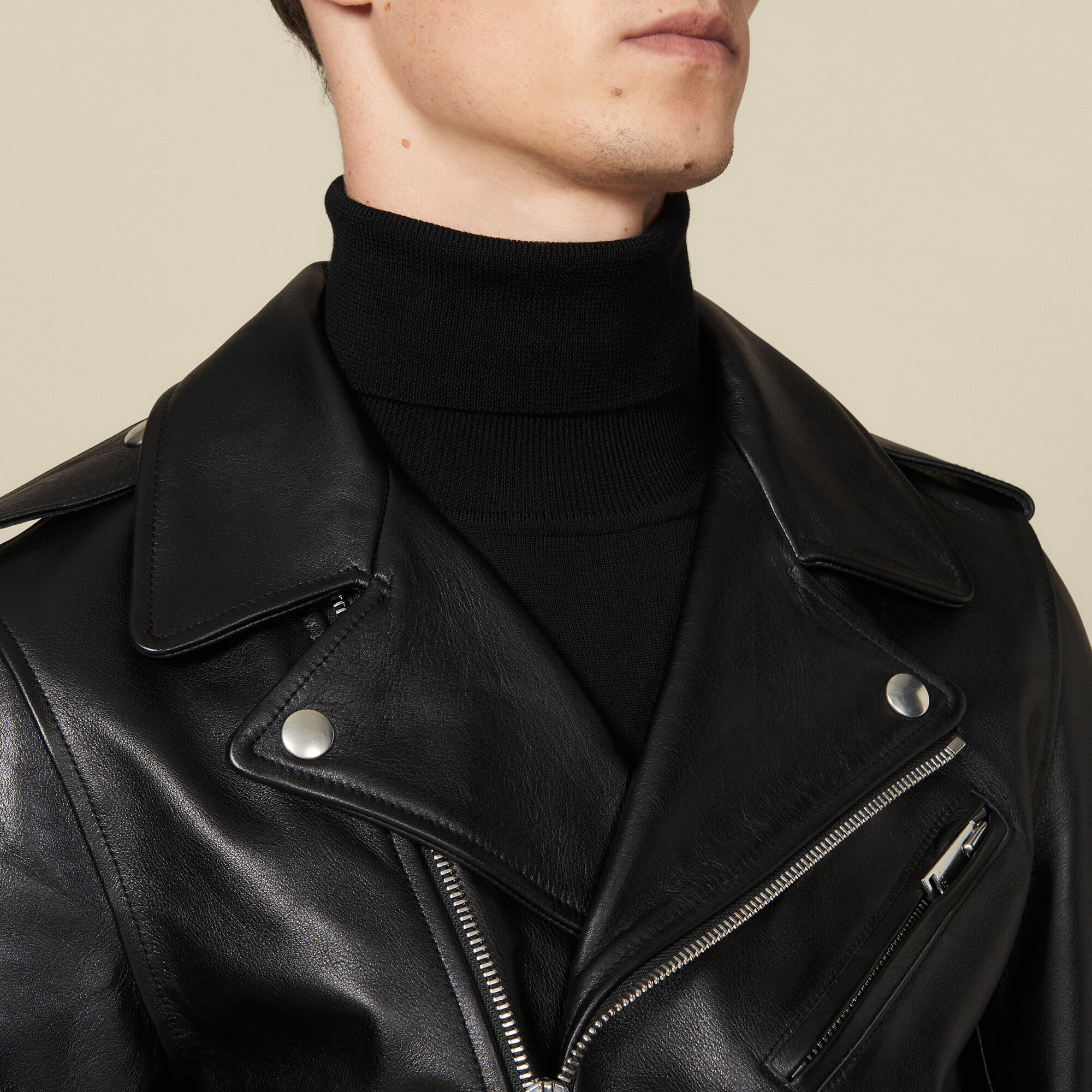 Leather  jacket