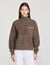 Oversized turtleneck jumper