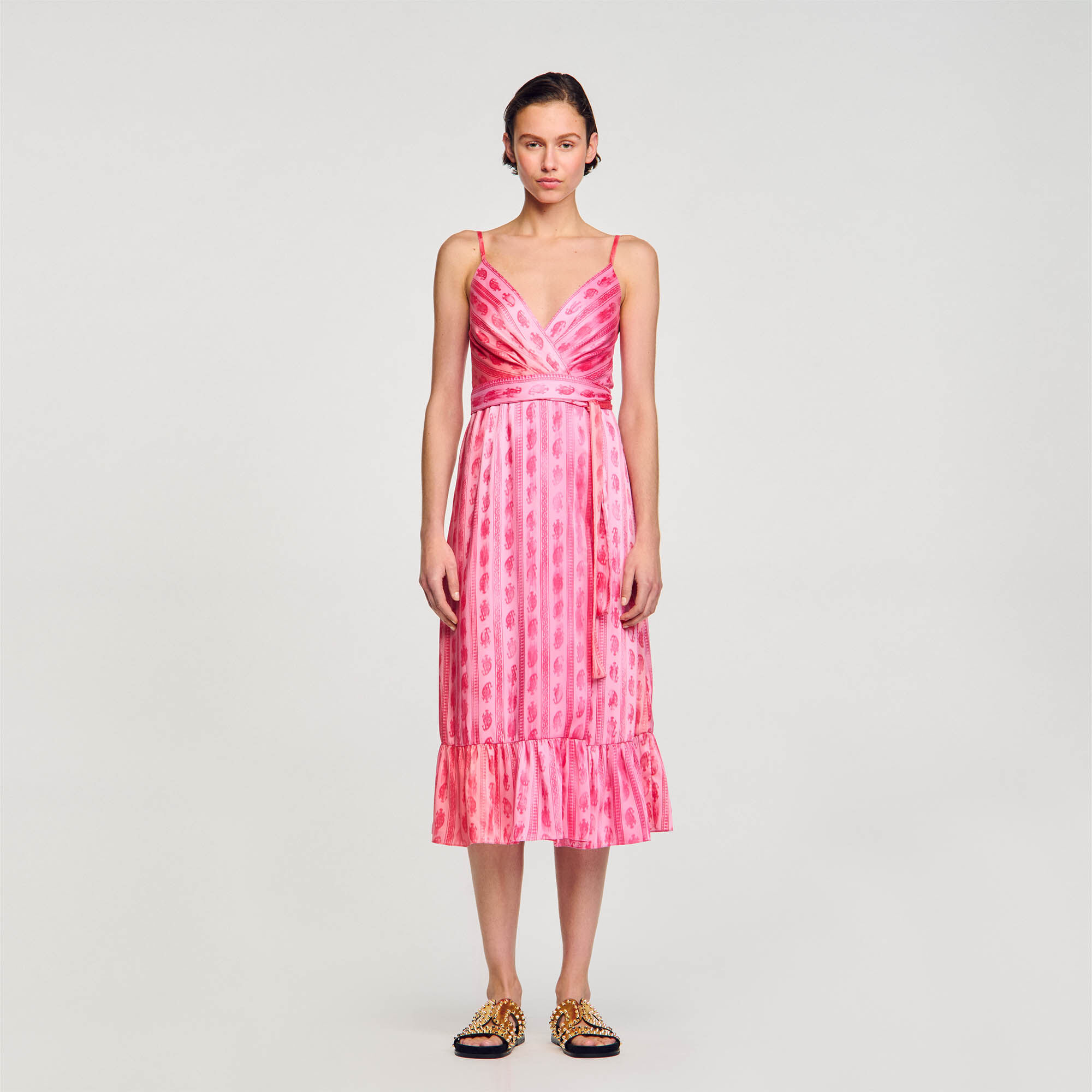 Belt for pink dress sales