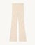 Pointelle knit trousers