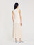 Pearl bead knit maxi dress
