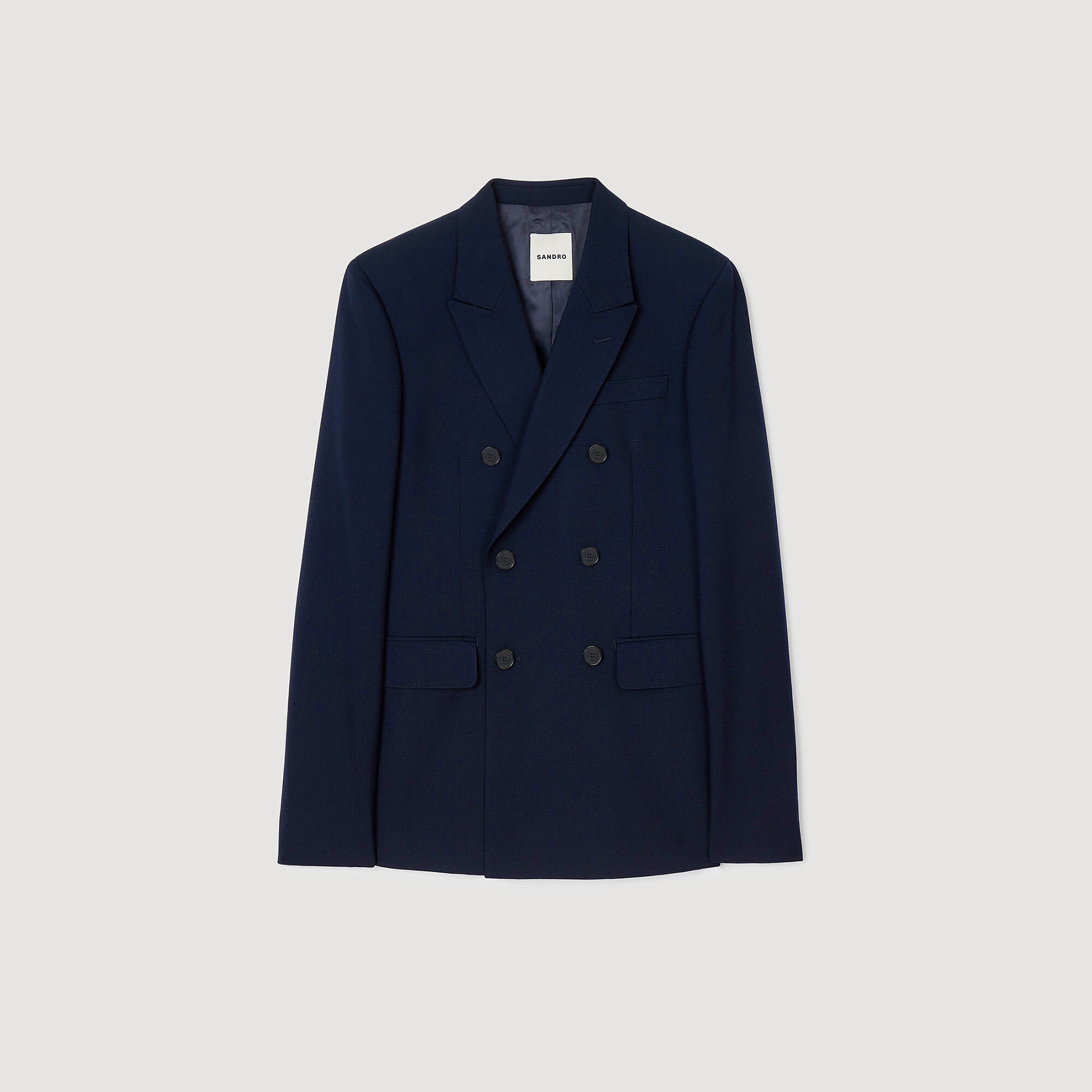 Double-breasted suit jacket