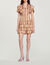 Loose-fitting ruffled dress