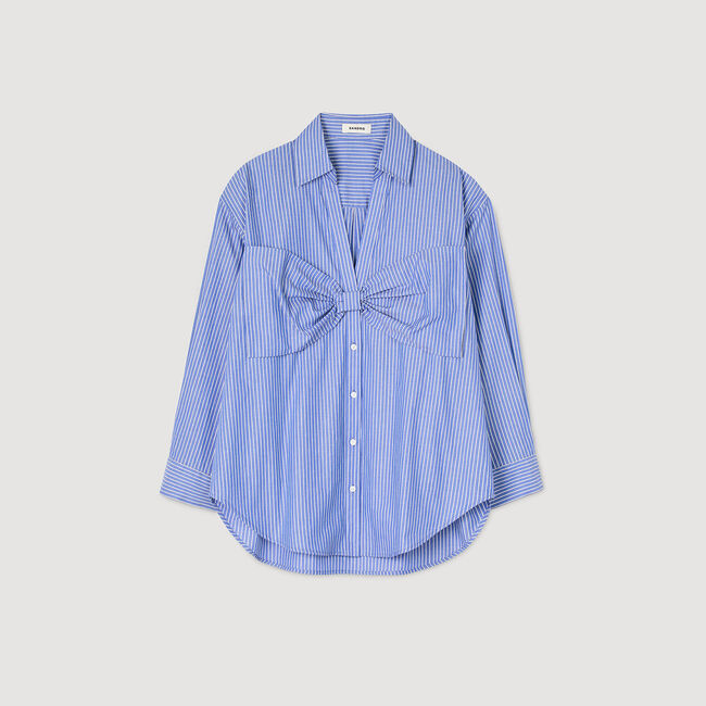 Oversized bow shirt